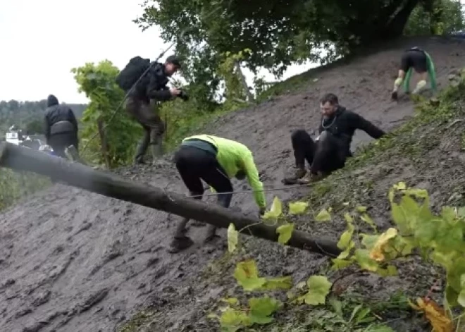 Sportisti izposta Sabiles Vīna kalnu. Pilsētas dome skaidro, cik nopietni ir zaudējumi