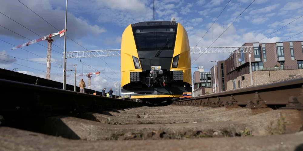 Vilciens Rīgas Centrālajā dzelzceļa stacijā. Ilustratīvs foto