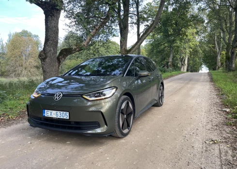 Volkswagen ID.3 ārējais dizains rāda, ka šis ir lādzīgs ģimenes auto.