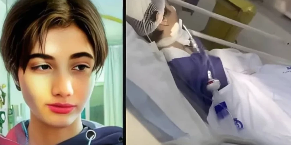 Viņa nebija piesegusi matus. Pēc satikšanās ar Irānas "tikumības policiju" mirusi 16 gadus veca meitene