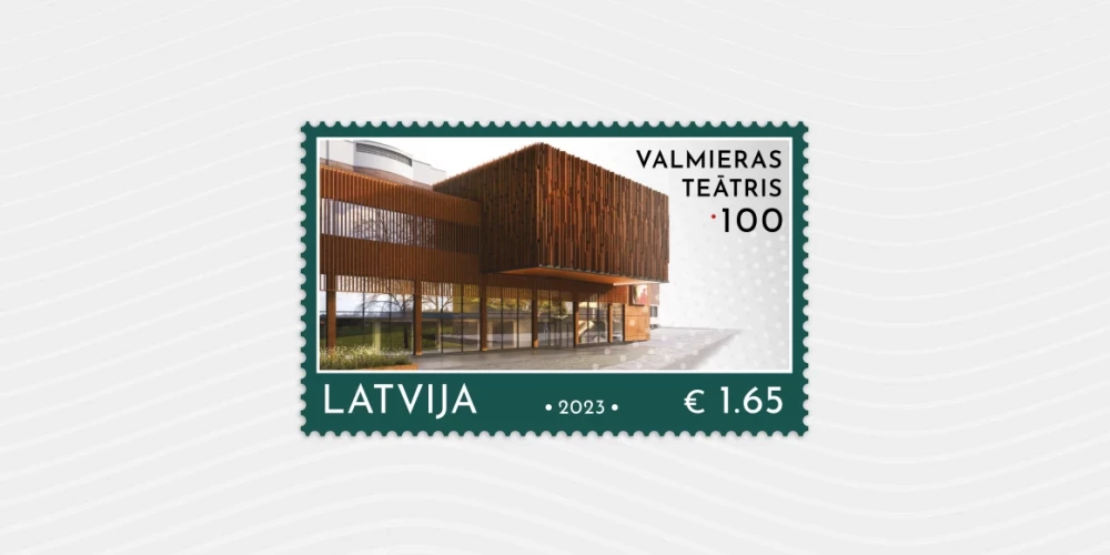 Par godu Valmieras teātra simtgadei izdod pastmarku 