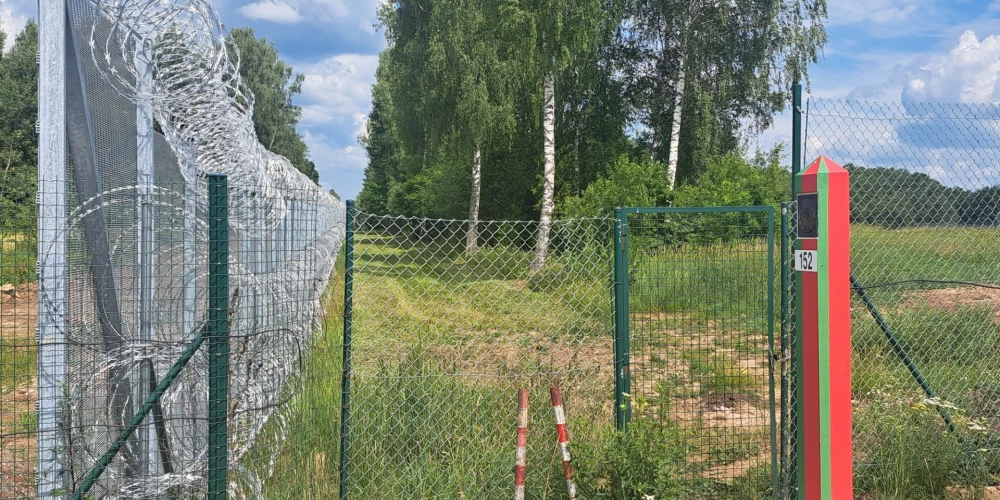 Latvijas-Baltkrievijas robeža.