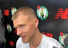 Porziņģis pēc "Celtics" rezultatīvākās uzvaras žurnālistiem atklāj, kā vēl var uzlabot savu sniegumu