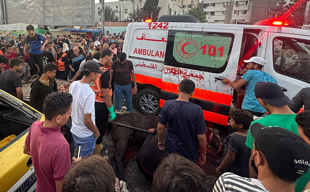 Palestīnas Sarkanais Pusmēness nosoda Izraēlas triecienus ātrās palīdzības mašīnām un nodēvē to par kara noziegumu