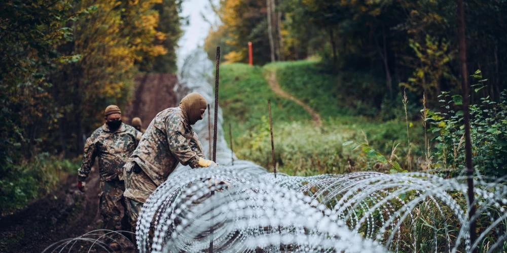 Līdz gada beigām uz Latvijas-Baltkrievijas robežas plāno izbūvēt teju 20 kilometrus žoga
