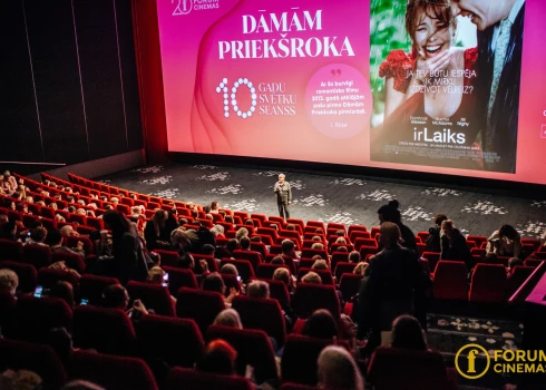 "Forum Cinemas" svin 10 gadus pirmizrāžu ciklam “Dāmām priekšroka”. FOTO 