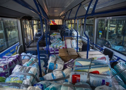Рига подарит Чернигову 10 автобусов; рижанам предлагается заполнить их гуманитарной помощью