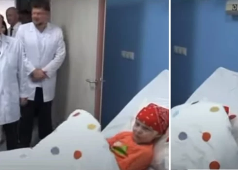 "Такой маленький, а уже иноагент": мальчик не захотел разговаривать с Путиным и спрятался от него под одеялом