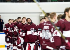 Latvijas hokejisti arī otrajā pārbaudes spēlē uzvar Franciju
