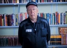 Михаил Ефремов в колонии. (Фото: скриншот видео)