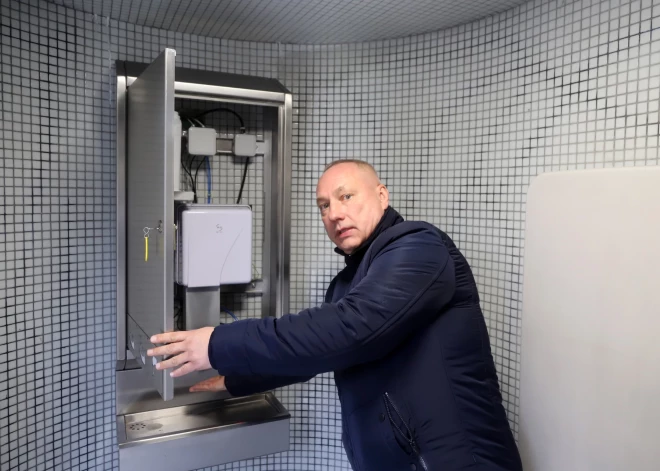 Jaunā “franču tipa” sabiedriskā tualete Dailes teātra skvērā būs aprīkota ar smalku vadības sistēmu.