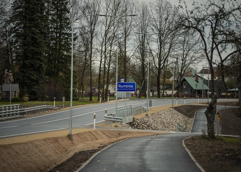 Pārbūvētais Daugavpils šosejas posms.