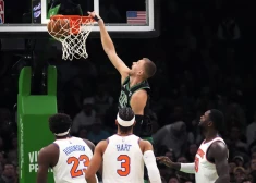 VIDEO: Porziņģim 21 punkts ar labu precizitāti uzvarā pret Ņujorkas "Knicks"
