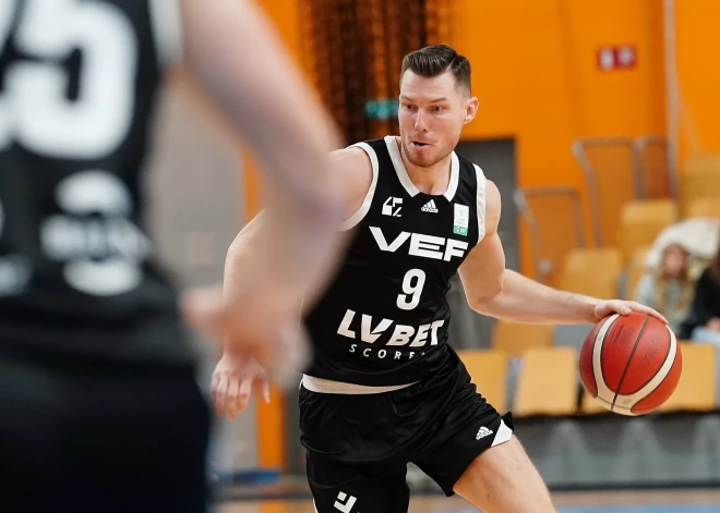 "VEF Rīga" basketbolisti LIBL mačā pārspēj "Liepāju"