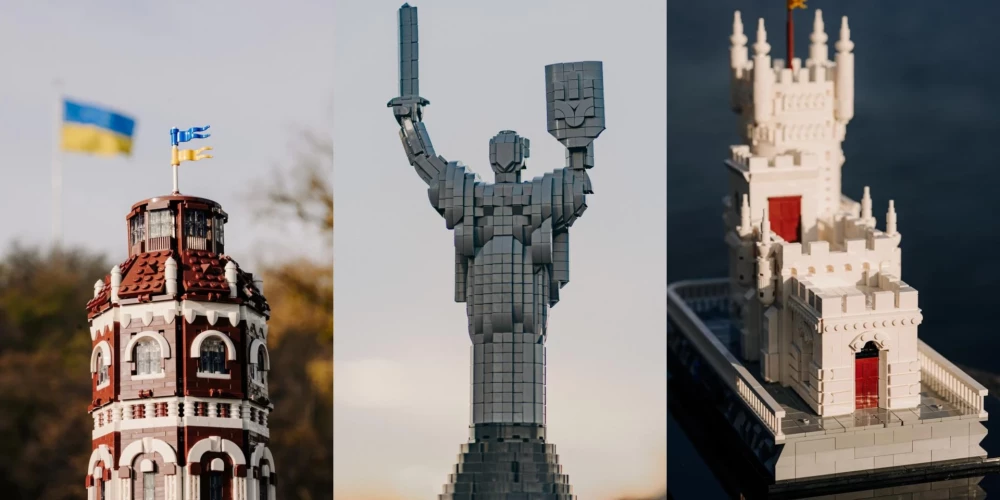LEGO izveidojis Ukrainas iespaidīgāko apskates vietu maketus
