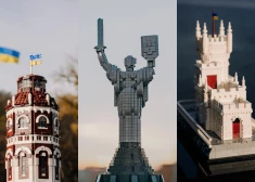 LEGO Ukrainas pieminekļu meketi.