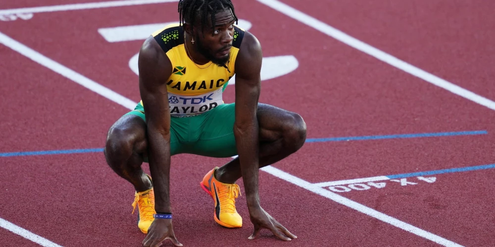 Jamaikas sprinteris Teilors diskvalifikācijas dēļ nevarēs piedalīties Parīzes olimpiskajās spēlēs