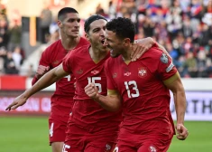 Serbijas futbolisti nodrošina vietu Eiropas čempionāta finālturnīrā; Lukaku puslaikā iesit četrus vārtus