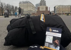 Foto no "Ūsu gājiena" pulcēšanās vietas.