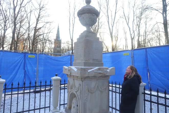 Atjaunotā Vērmaņu dzimtas kapavietā ir skaista restaurācijas pērle.