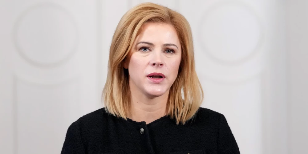 Ministru prezidente Evika Siliņa. 