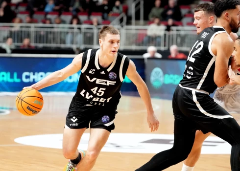 "VEF Rīga" basketbolistiem vēl viena neveiksme Igaunijā