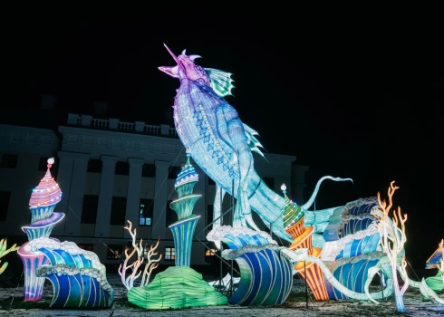 Ziemas festivāla atklāšana Pakrojas muižā (foto: Mantas Repecka)