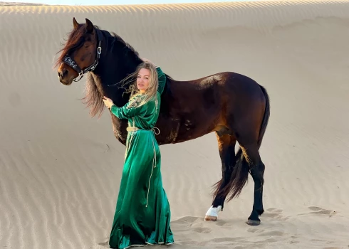 Dināra Rudāne nespēj dzīvot bez Marokas zirgiem