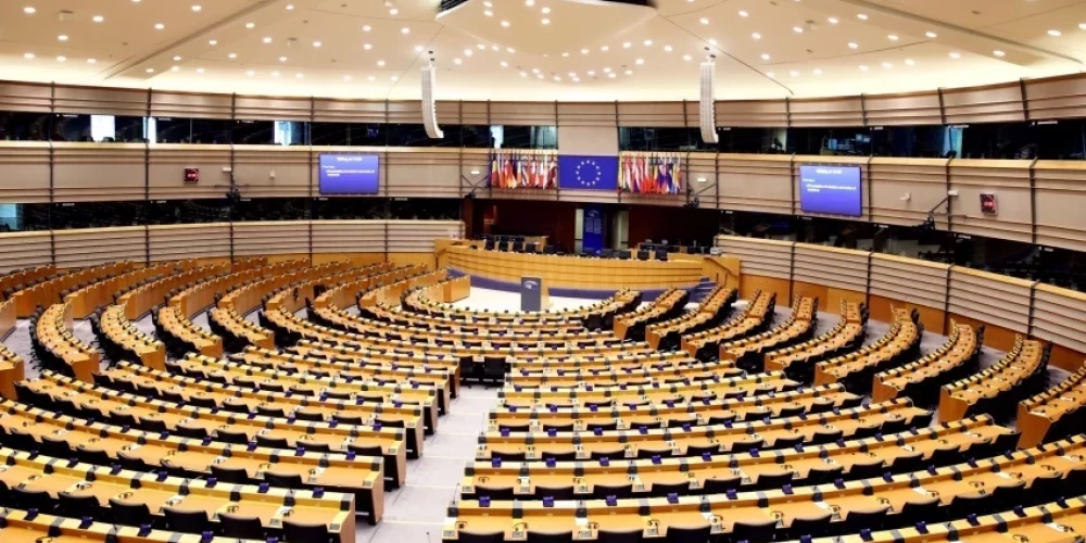 Зал заседаний Европейского парламента в Брюсселе.