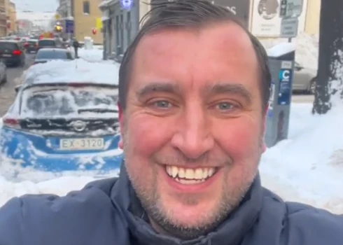 Rūdolfs Brēmanis (ekrānuzņēmums no "TikTok")