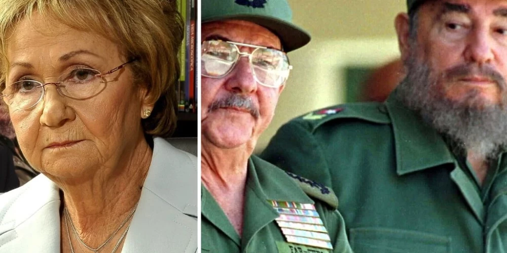 Bijušo Kubas līderu Kastro māsa mirusi ASV