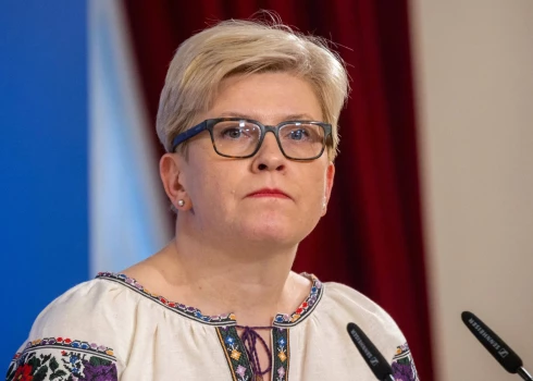 Lietuvas premjerministre Ingrīda Šimonīte.