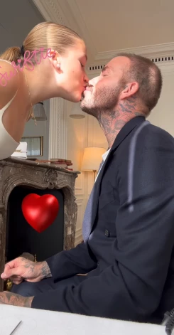 Deivids Bekhems un viņa meita Hārpere. Foto: ekrānuzņēmums no https://www.instagram.com/davidbeckham