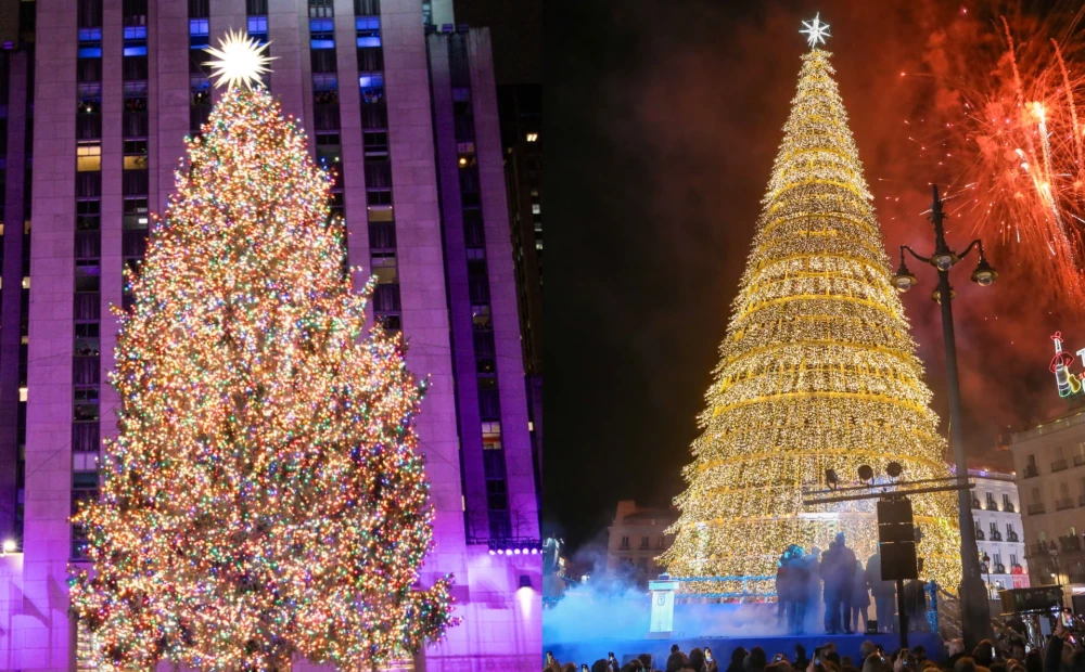 Most Magnificent Christmas Trees of 2021: From Paris to New York, Kyiv to Krakow