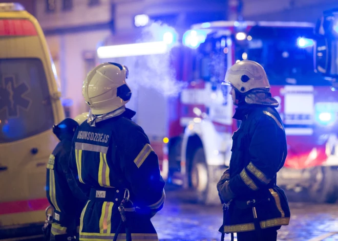 Limbažu novadā dzēsts paaugstinātas bīstamības ugunsgrēks