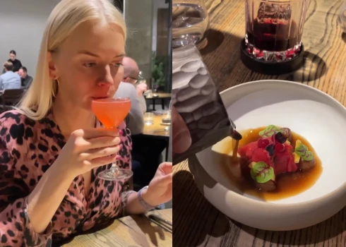 Юстине показала, чем можно полакомиться в Max Cekot Kitchen.