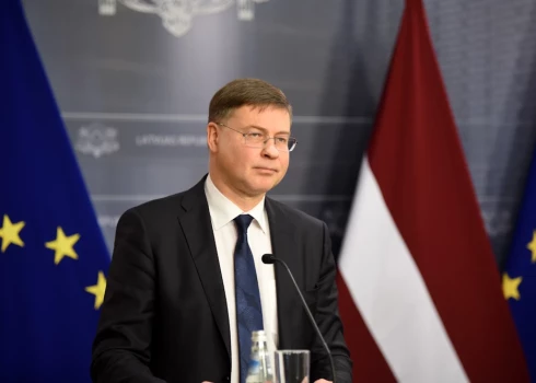 Eiropas Komisijas priekšsēdētājas izpildvietnieks Valdis Dombrovskis.