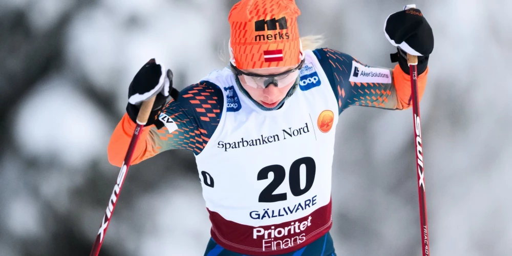 Distanču slēpotāja Eiduka kvalificējas Pasaules kausa posma sprintā izcīna 25. vietu