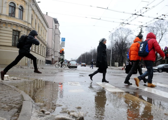 В субботу в Латвии ожидается ледяной дождь