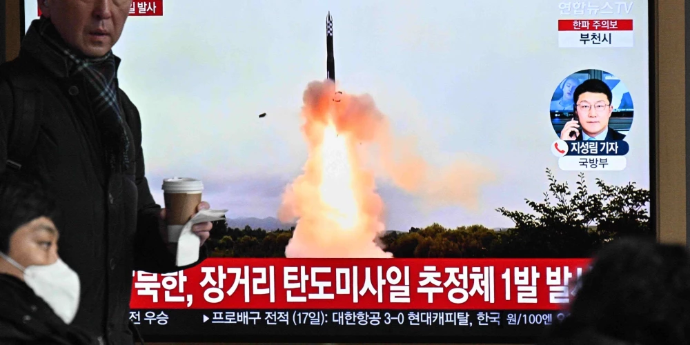Ziemeļkoreja izmēģinājusi vēl vienu ballistisko raķeti
