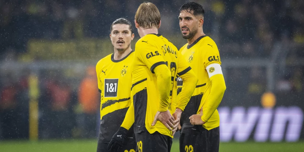 "Borussia" nespēj uzvarēt jau ceturto bundeslīgas maču pēc kārtas