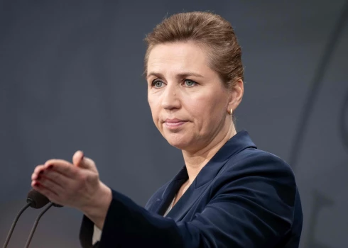 Dānijas premjerministre Mete Frederiksena