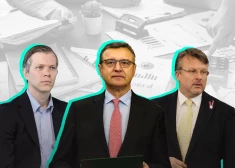 Saeimas deputāti Ainārs Šlesers, Jānis Reirs un Edmunds Cepurītis par nākamā gada valsts budžeta pārsteigumiem