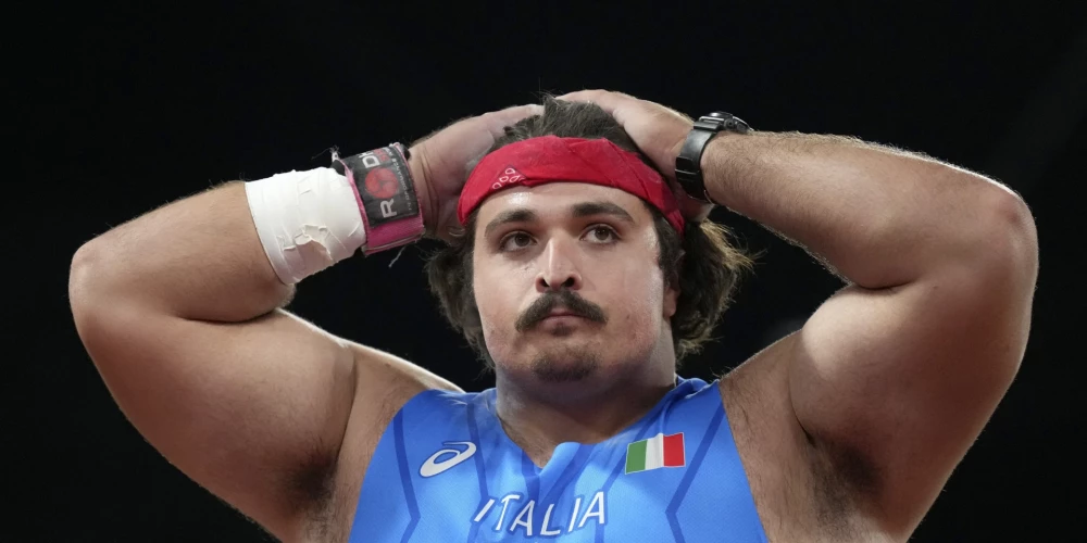 Itālijas lodes grūdējs Poncio diskvalifikācijas dēļ nedrīkstēs piedalīties olimpiskajās spēlēs