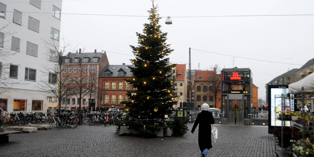 Beļģijā mirusi sieviete, kurai uzkritusi Ziemassvētku egle
