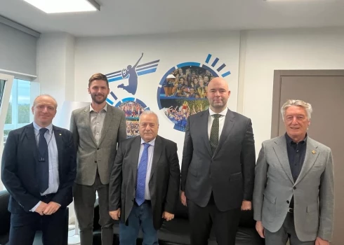 Latvijas un Itālijas volejbola federācijas vienojušās par sadarbību