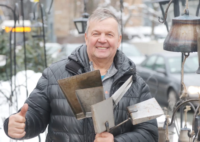 Viens no astoņiem Latvijā palikušajiem. Edvīns Šakalis kalēja profesiju apguvis no tēva