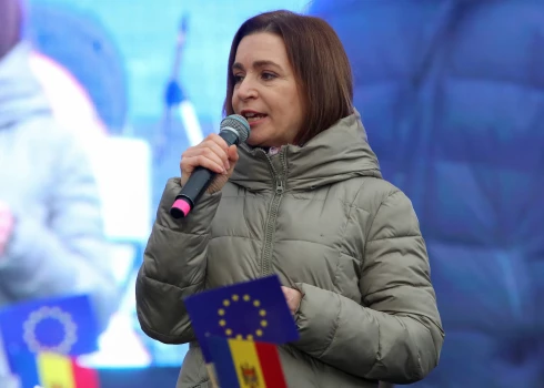 Sandu paziņo par atkārtotu kandidēšanu uz Moldovas prezidenta amatu
