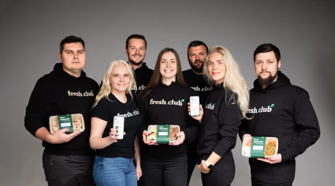 fresh.club komanda – pārtikas, uztura un tehnoloģiju speciālisti.