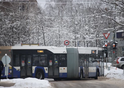 1 января общественный транспорт Риги бесплатный!